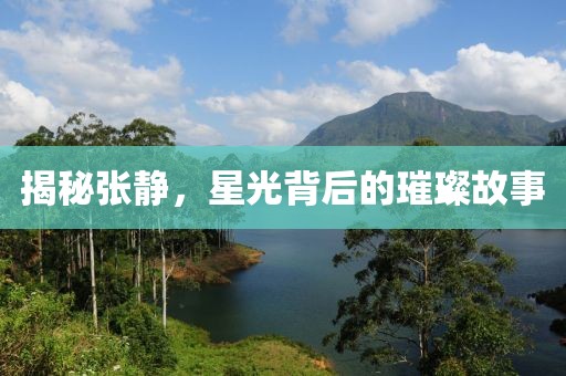 揭秘张静，星光背后的璀璨故事