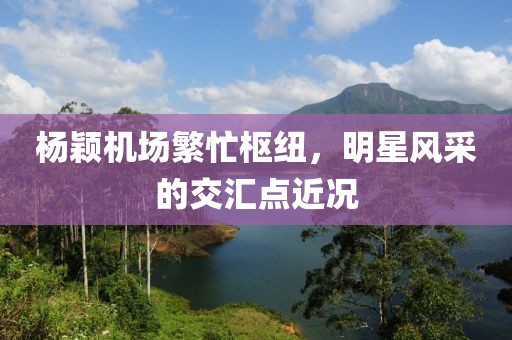 杨颖机场繁忙枢纽，明星风采的交汇点近况