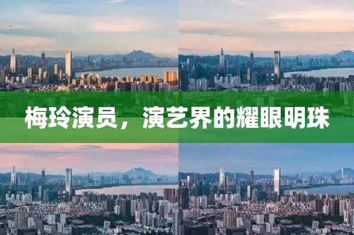 梅玲演员，演艺界的耀眼明珠