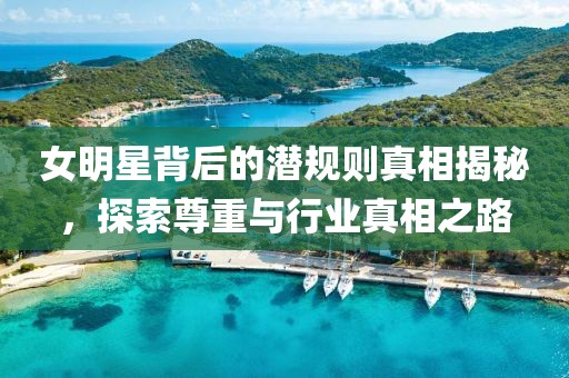 女明星背后的潜规则真相揭秘，探索尊重与行业真相之路