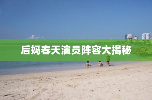 后妈春天演员阵容大揭秘