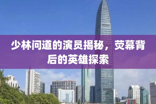 少林问道的演员揭秘，荧幕背后的英雄探索