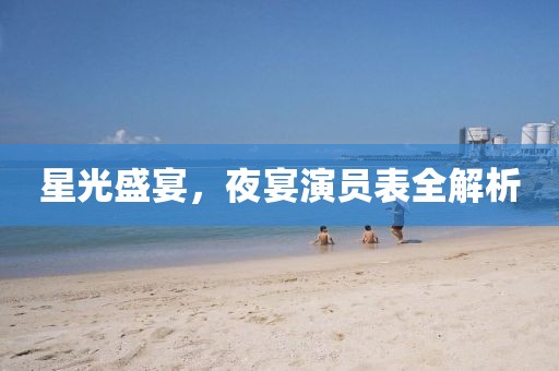 星光盛宴，夜宴演员表全解析