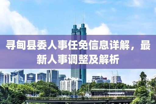 寻甸县委人事任免信息详解，最新人事调整及解析